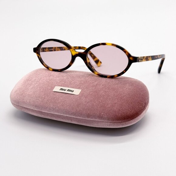 NEW MIU MIU SUNGLASSES MU04ZS 14L4I0 HAVANA WOMEN MU 04ZS SMU 04Z